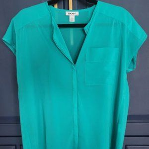 DKNY Woman’s Size XS Blouse Sleeveless Shirt Tan Tank